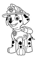 Paw Patrol kleurplaat 31